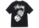 Stussy Fuzzy Dice T-Shirt Black