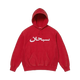 Supreme Arabic Logo Hooded Sweatshirt Red
