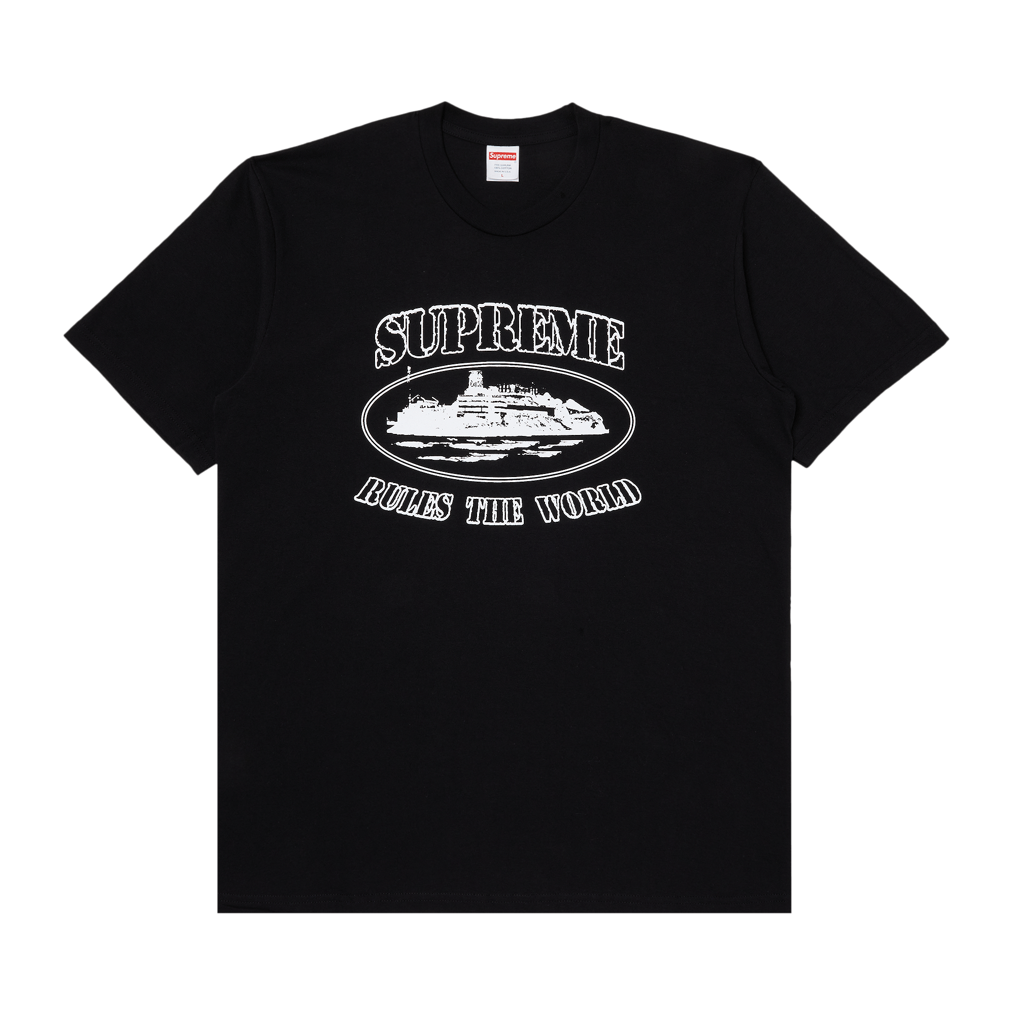 Supreme Corteiz Rules The World Tee Black, Black (supreme-corteiz-rule-the-world-tee-black)