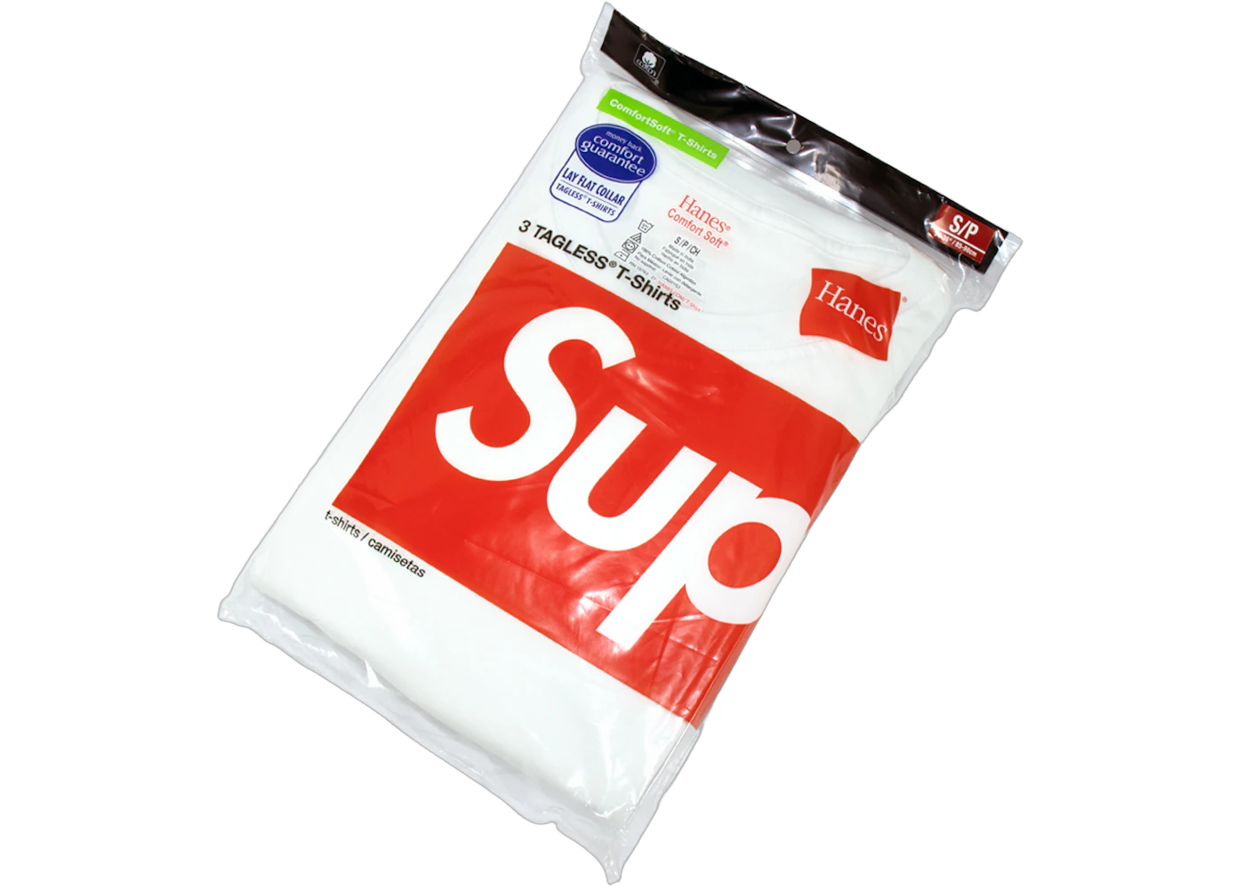 Supreme Hanes Tagless Tees (3 Pack) White