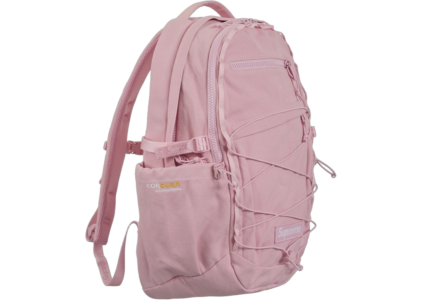 Supreme Logo Backpack (SS25) Light Pink