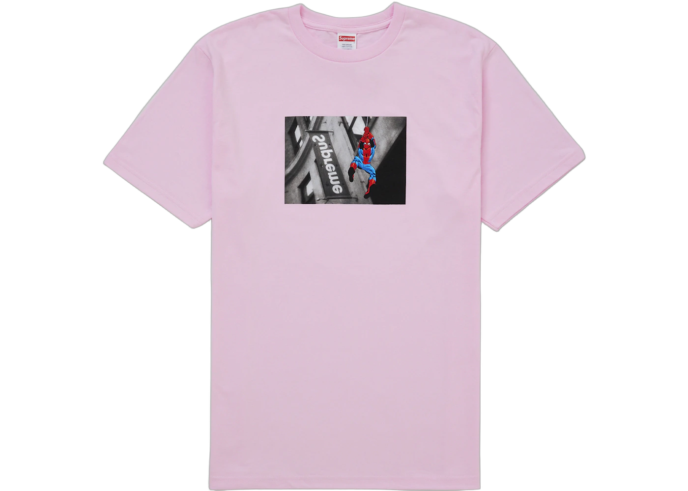 Supreme Spider-Man T-Shirt Light Pink