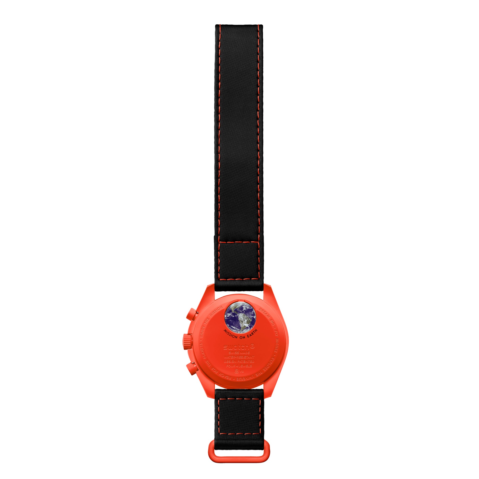 Swatch x Omega Bioceramic Moonswatch Mission On Earth Lava SO33O100