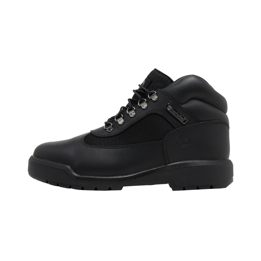 Timberland Field Boot Mid Lace Up Waterproof Black, Black (TB0A17KY-001)
