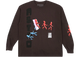 Travis Scott Otherside Long-Sleeve T-shirt Brown