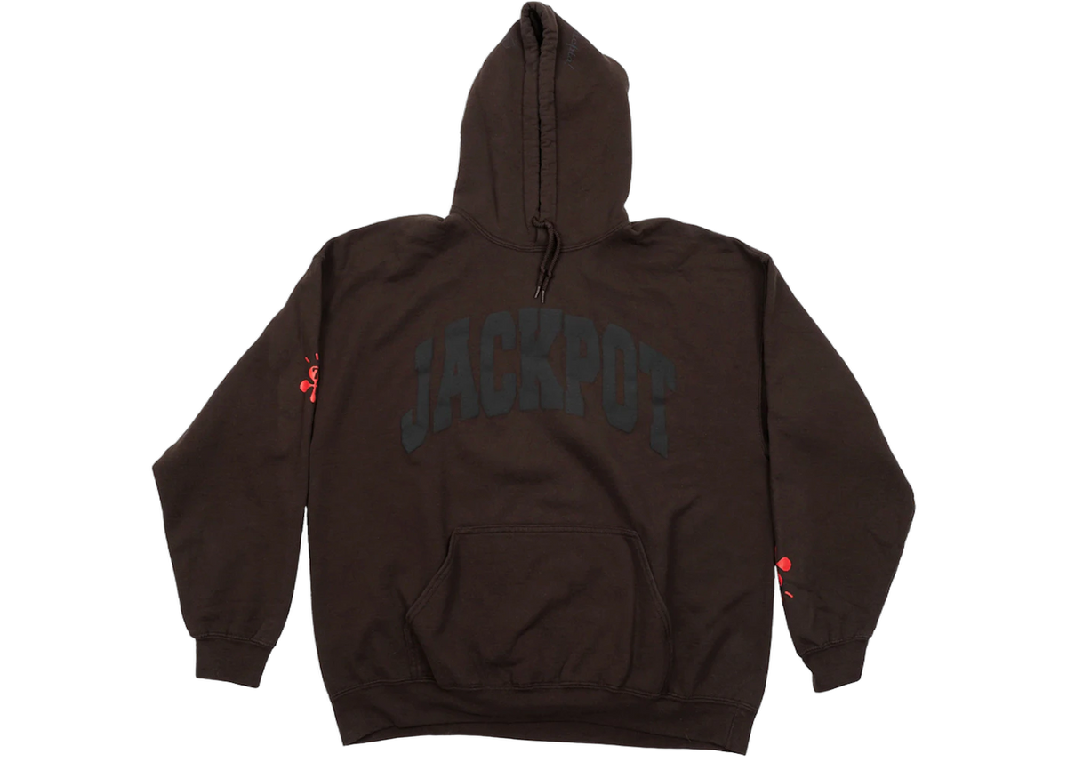 Travis Scott Road to Utopia Las Vegas Jackpot Hoodie Brown