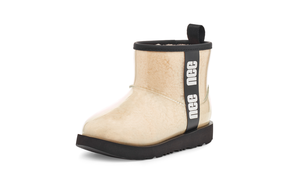 UGG Classic Clear Mini II Boot Natural Black (Kids)