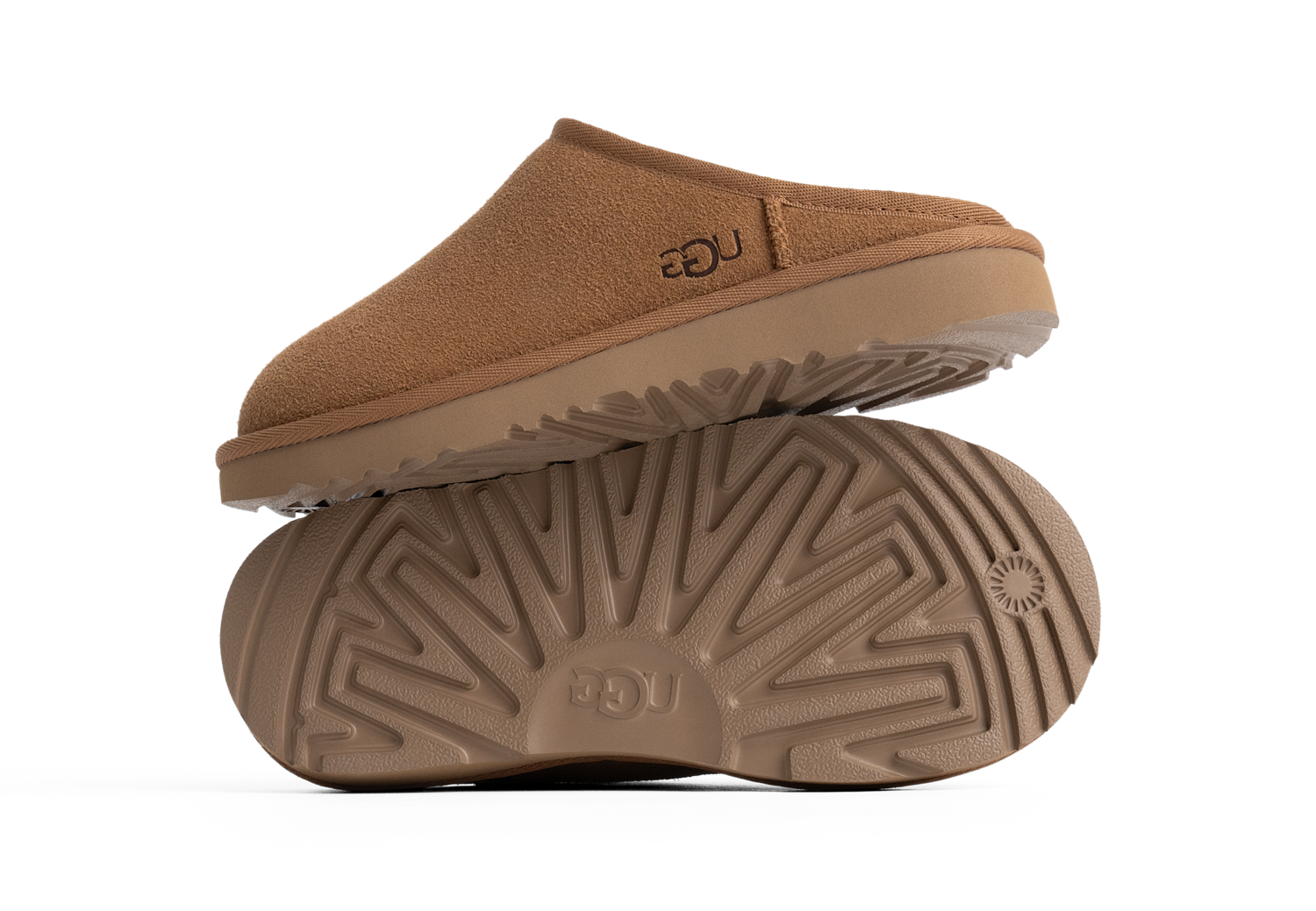 UGG Classic Slip-On Slipper Chestnut (Kids), Chestnut (1161030K-CHE)