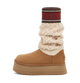 UGG Classic Sweater Letter Boot Chestnut