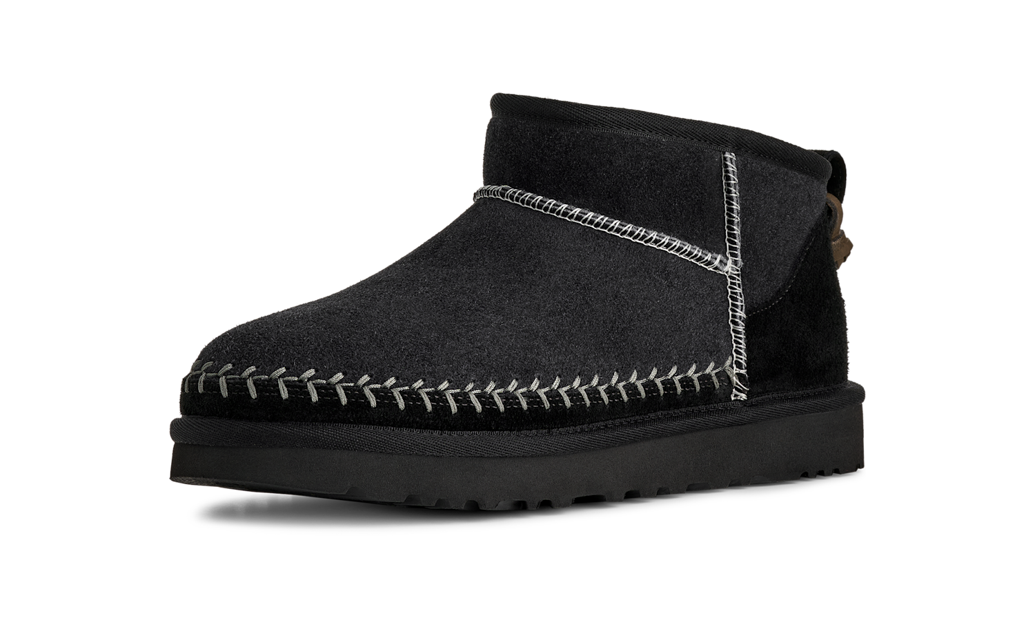UGG Classic Ultra Mini Biarritz Boot Black, Black (1171538-BLK)