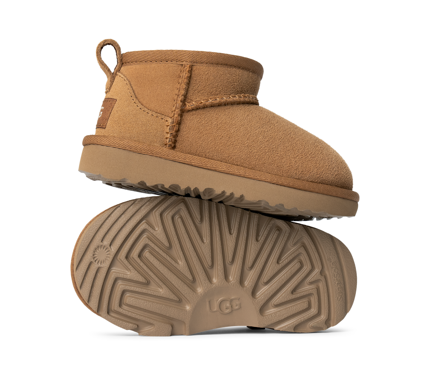 UGG Classic Ultra Mini Boot Chestnut (Toddler), Chestnut (1130750T-CHE)