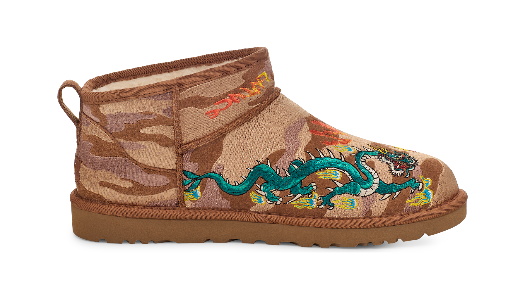 UGG Classic Ultra Mini Boot Palace Chestnut Camo, Chestnut (1172071-CTCM)