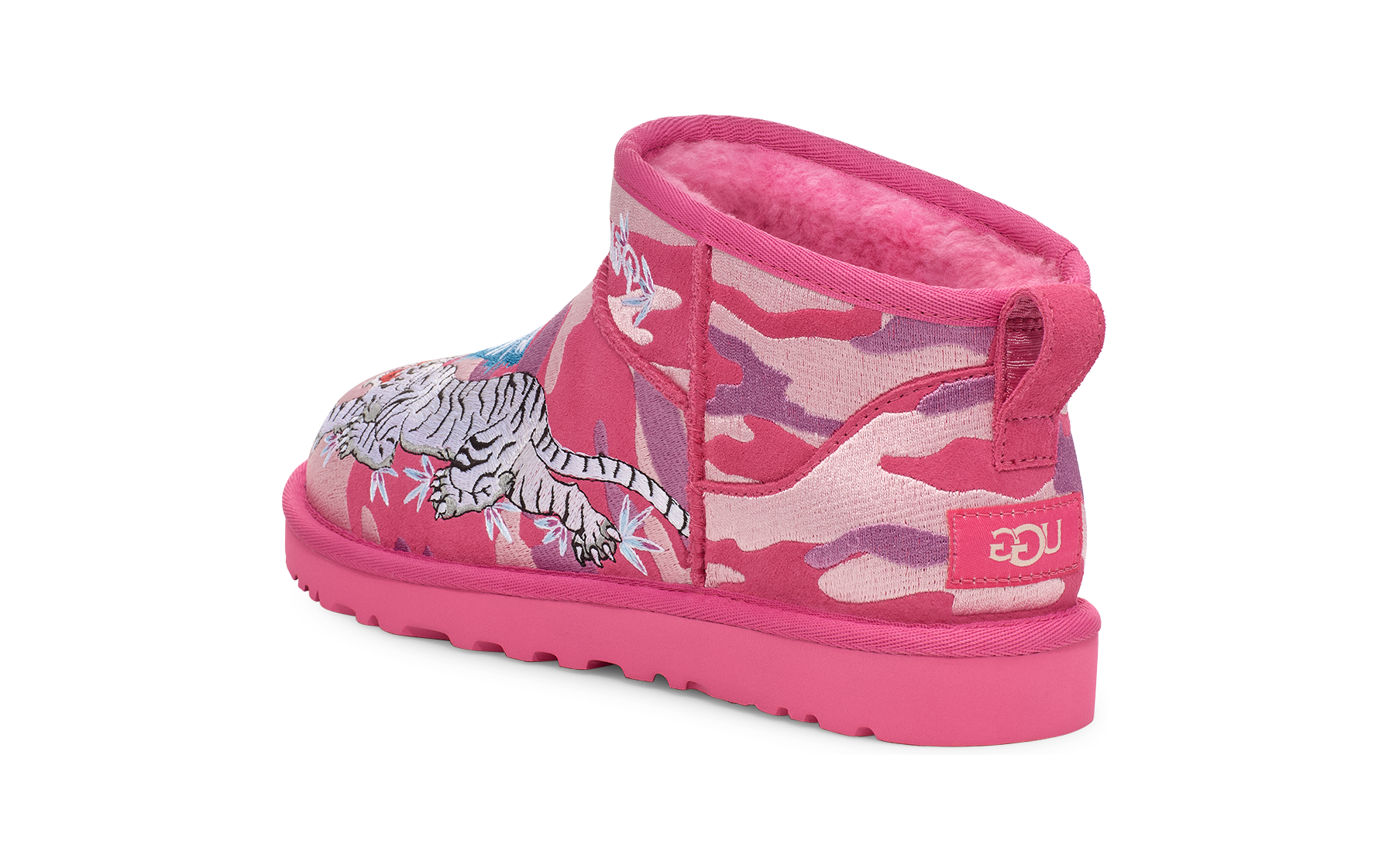 UGG Classic Ultra Mini Boot Palace Pink Camo, Pink (1172071-PKC)