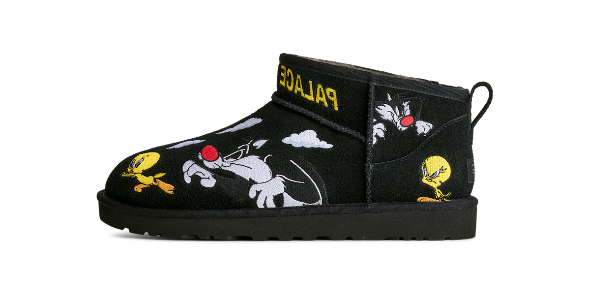 UGG Classic Ultra Mini Boot Palace x Looney Tunes Black