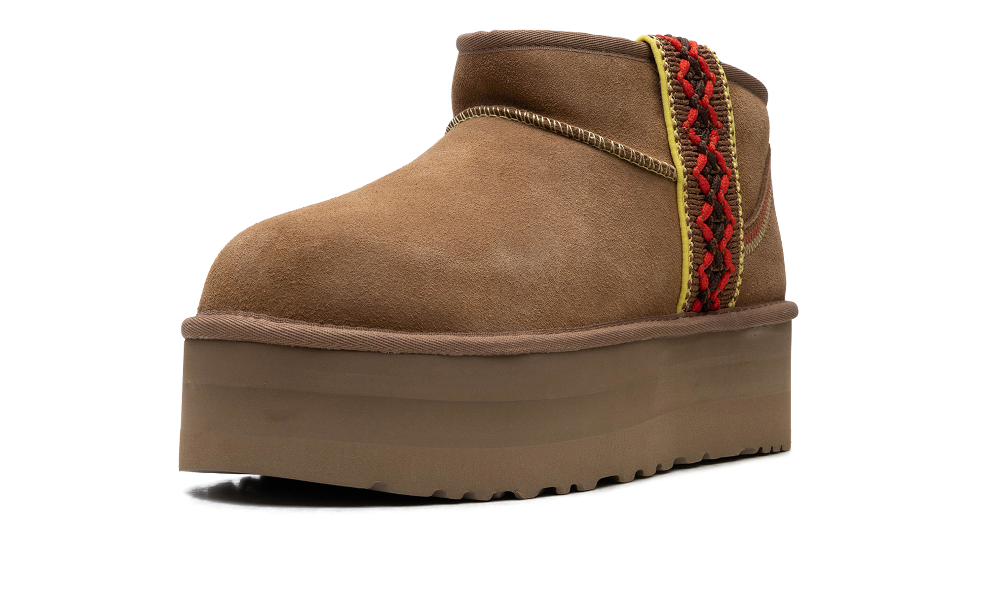 UGG Classic Ultra Mini Braid Boot Chestnut