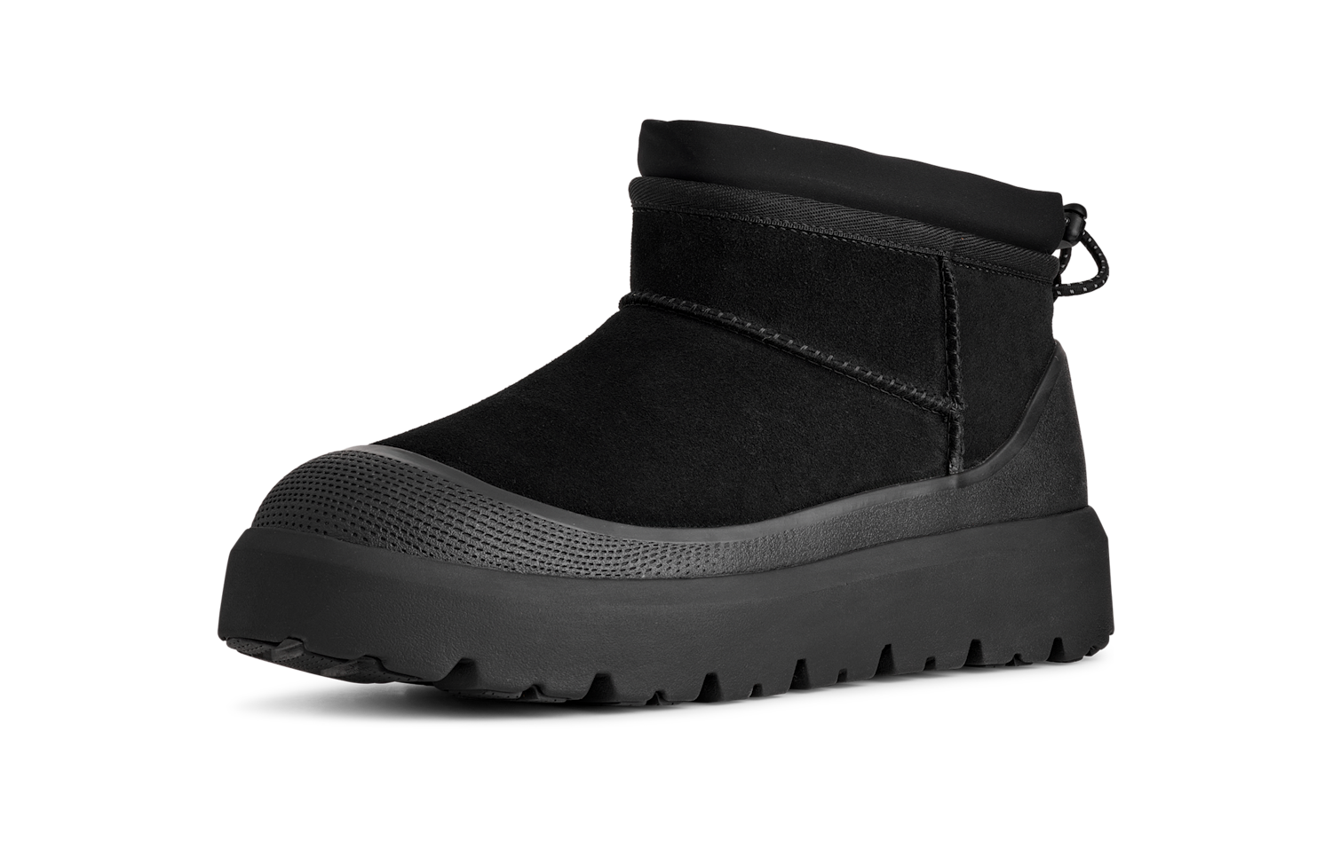 UGG Classic Ultra Mini Weather Hybrid Boot Black, Black/Black (1174196-BBLC)