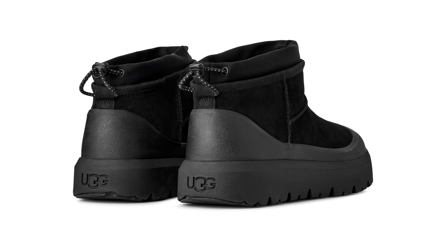 UGG Classic Ultra Mini Weather Hybrid Boot Black, Black/Black (1174196-BBLC)