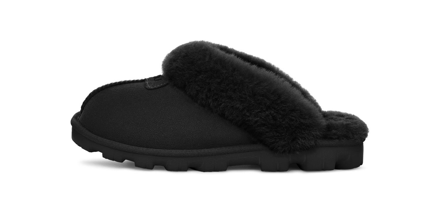 UGG Coquette Slipper Black, Black (5125-BLK)