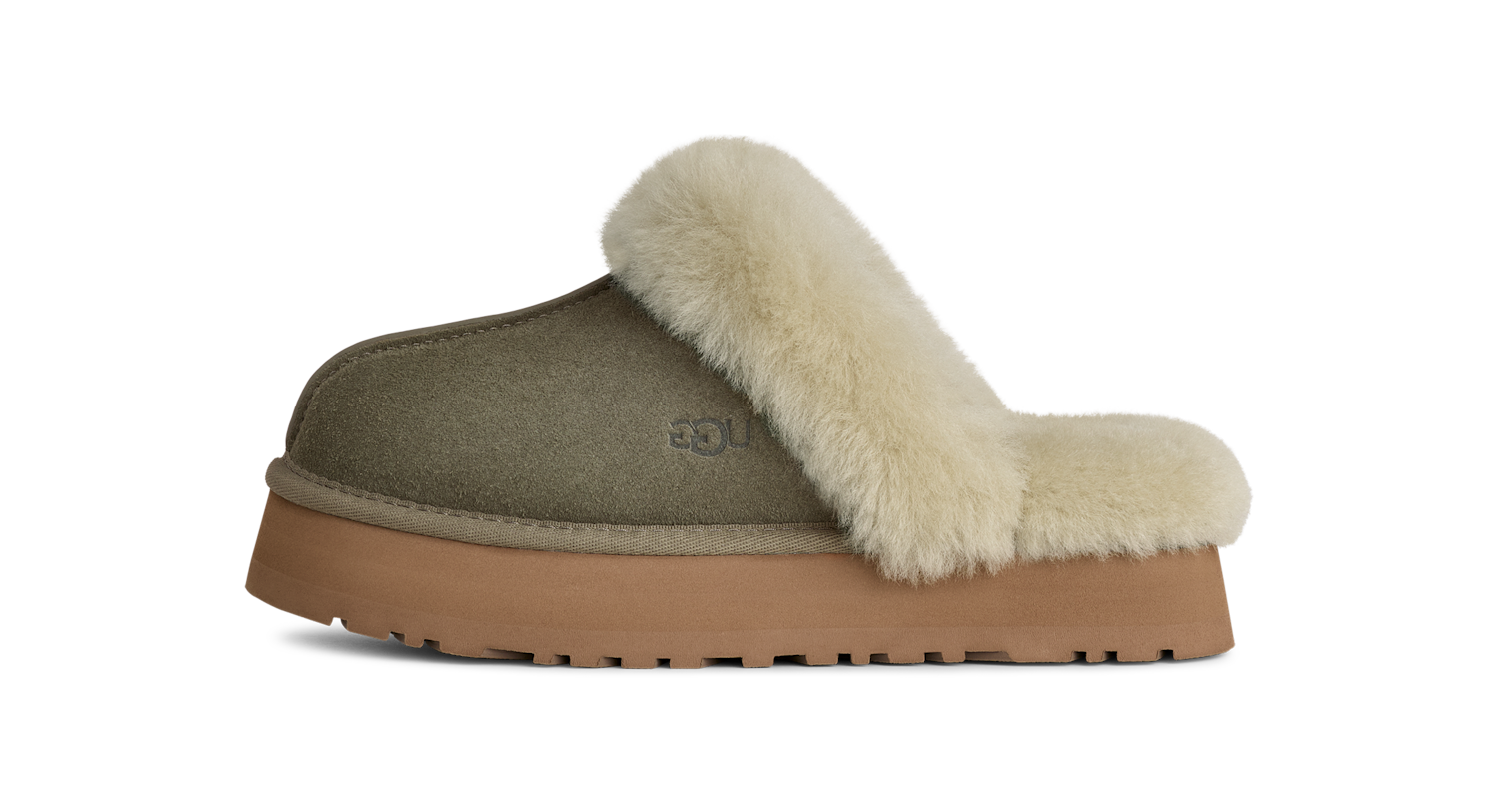 UGG Disquette Slipper Moss Green Muted Brass, Moss Green/Muted Brass (1122550-MRNM)