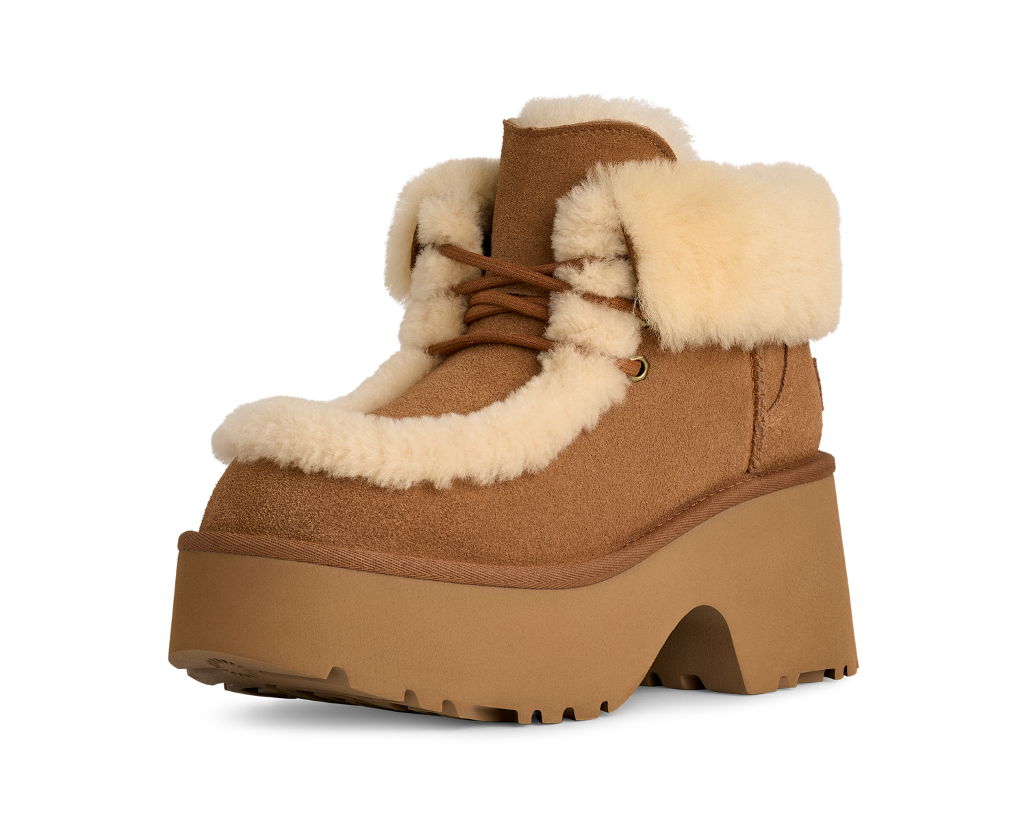 UGG Esmee Lace Up Boot Chestnut, Chestnut (1171532-CHE)