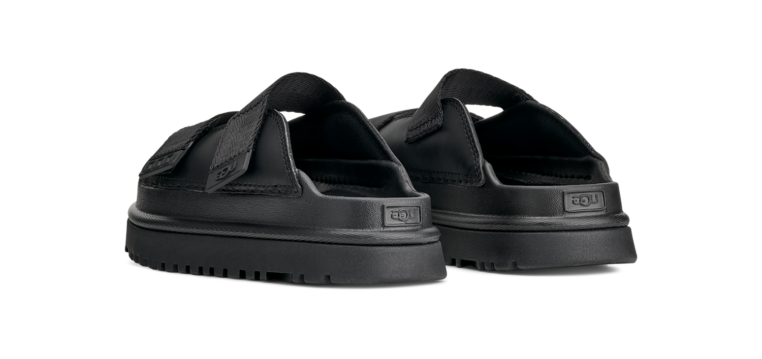 UGG GoldenGlow Slide Black (Kids), Black (1166513K-BLK)