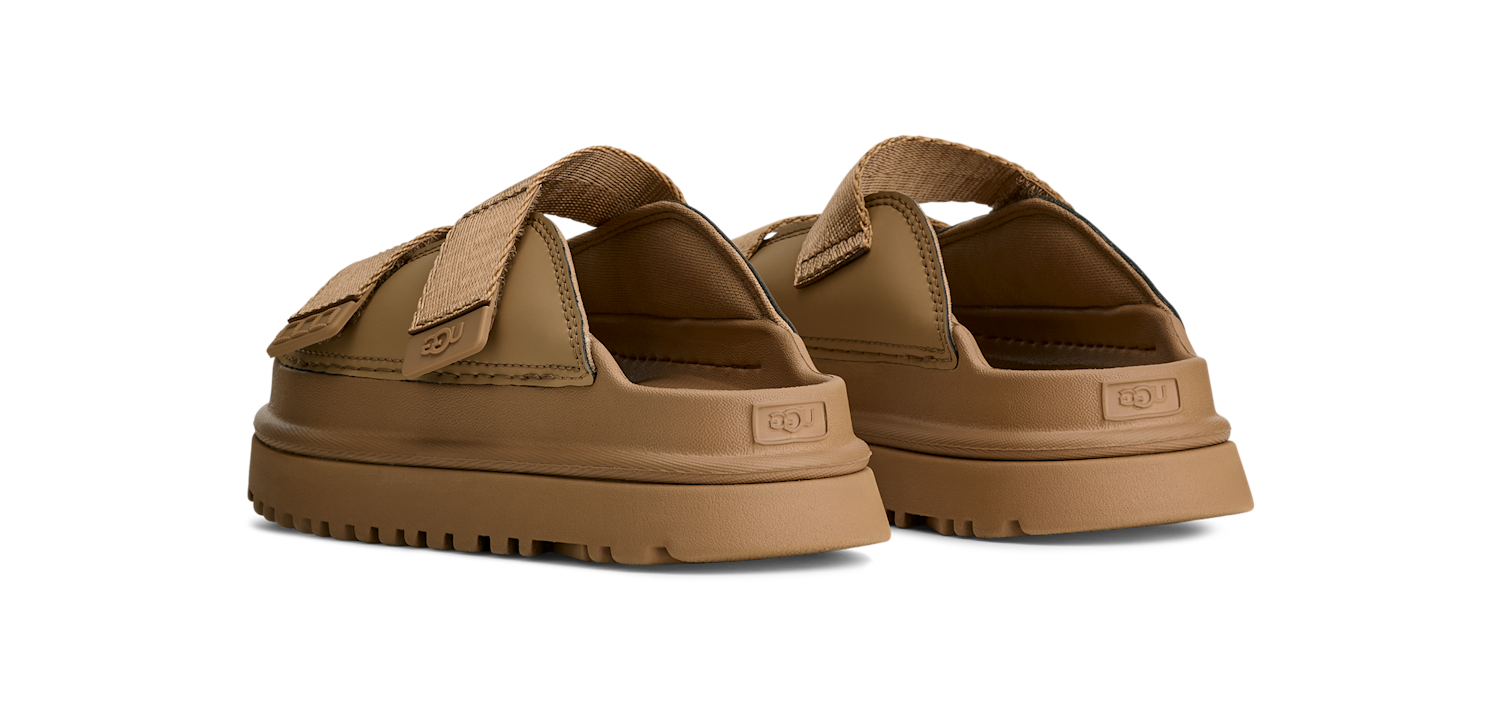 UGG GoldenGlow Slide Dark Sand (Kids), Dark Sand (1166513K-DND)