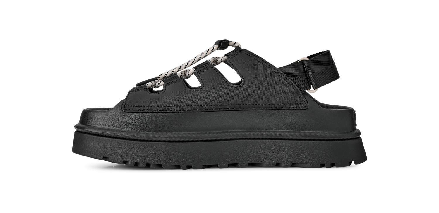 UGG GoldenGlow Toggle Sandal Black