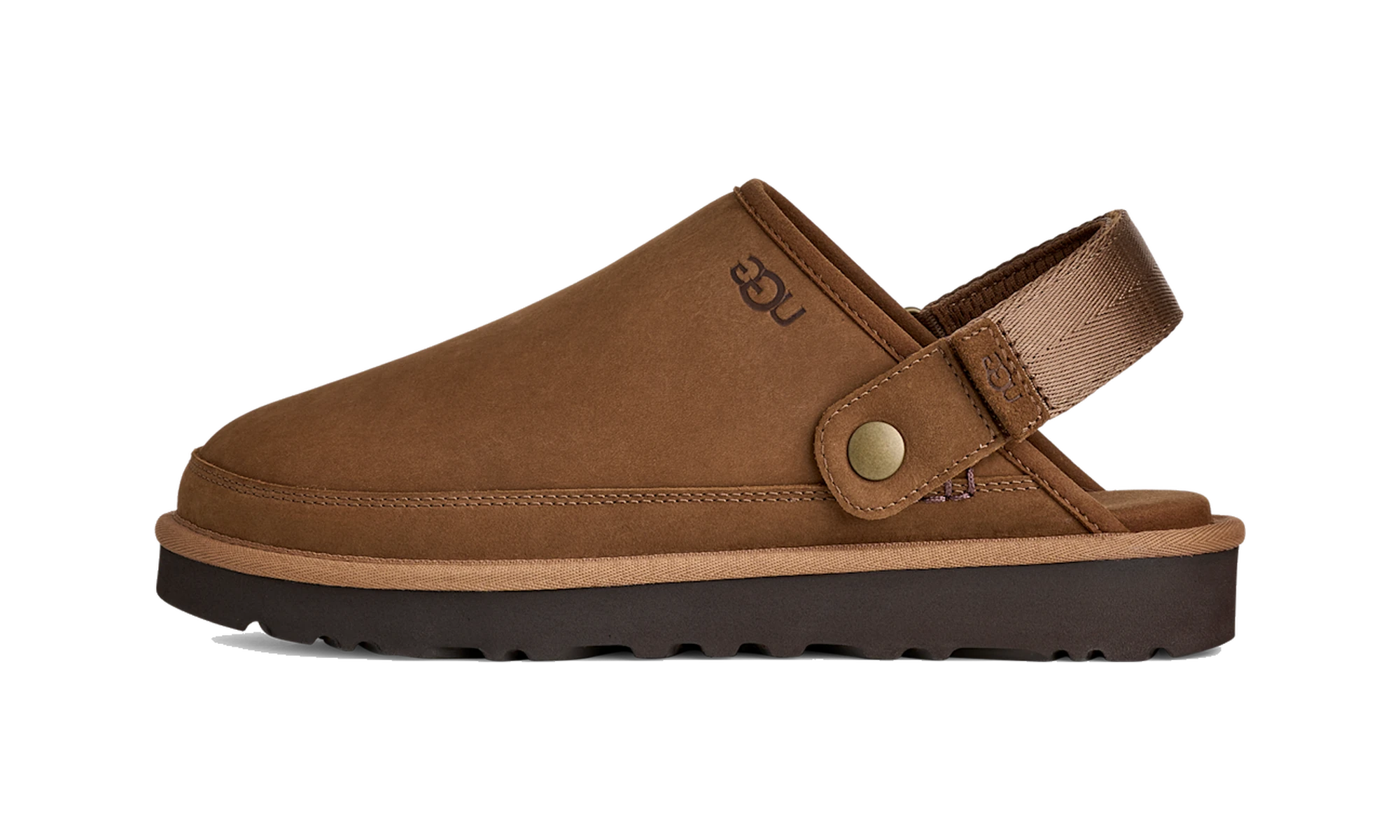 UGG Goldencoast Clog II Nubuck Dark Chestnut