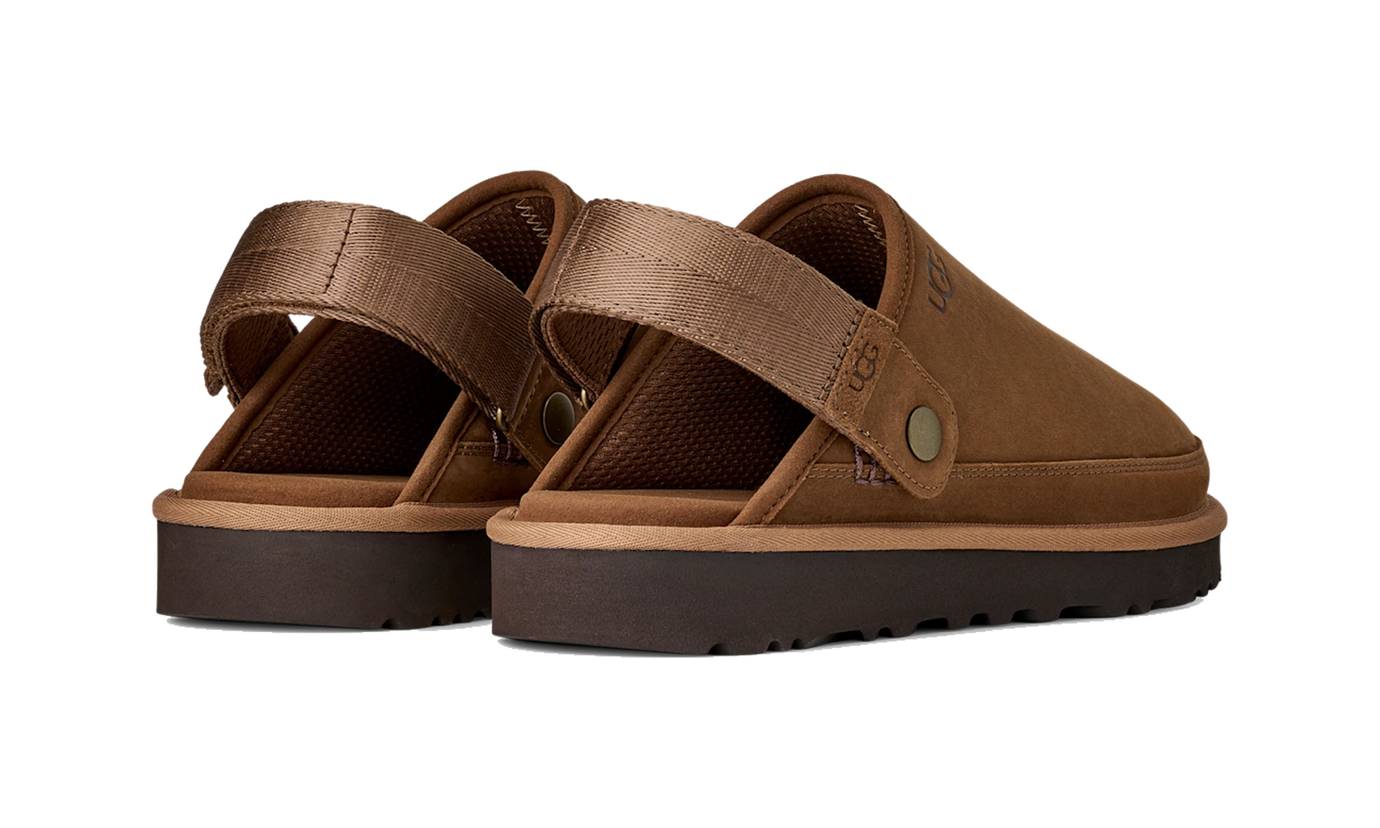 UGG Goldencoast Clog II Nubuck Dark Chestnut