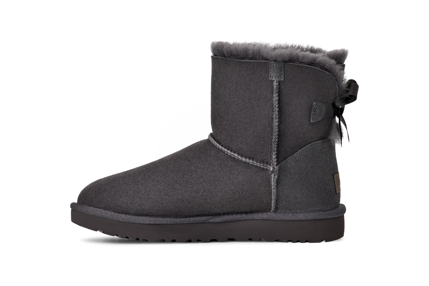 UGG Mini Bailey Bow II Obsidian, Obsidian (1016501-OBS)