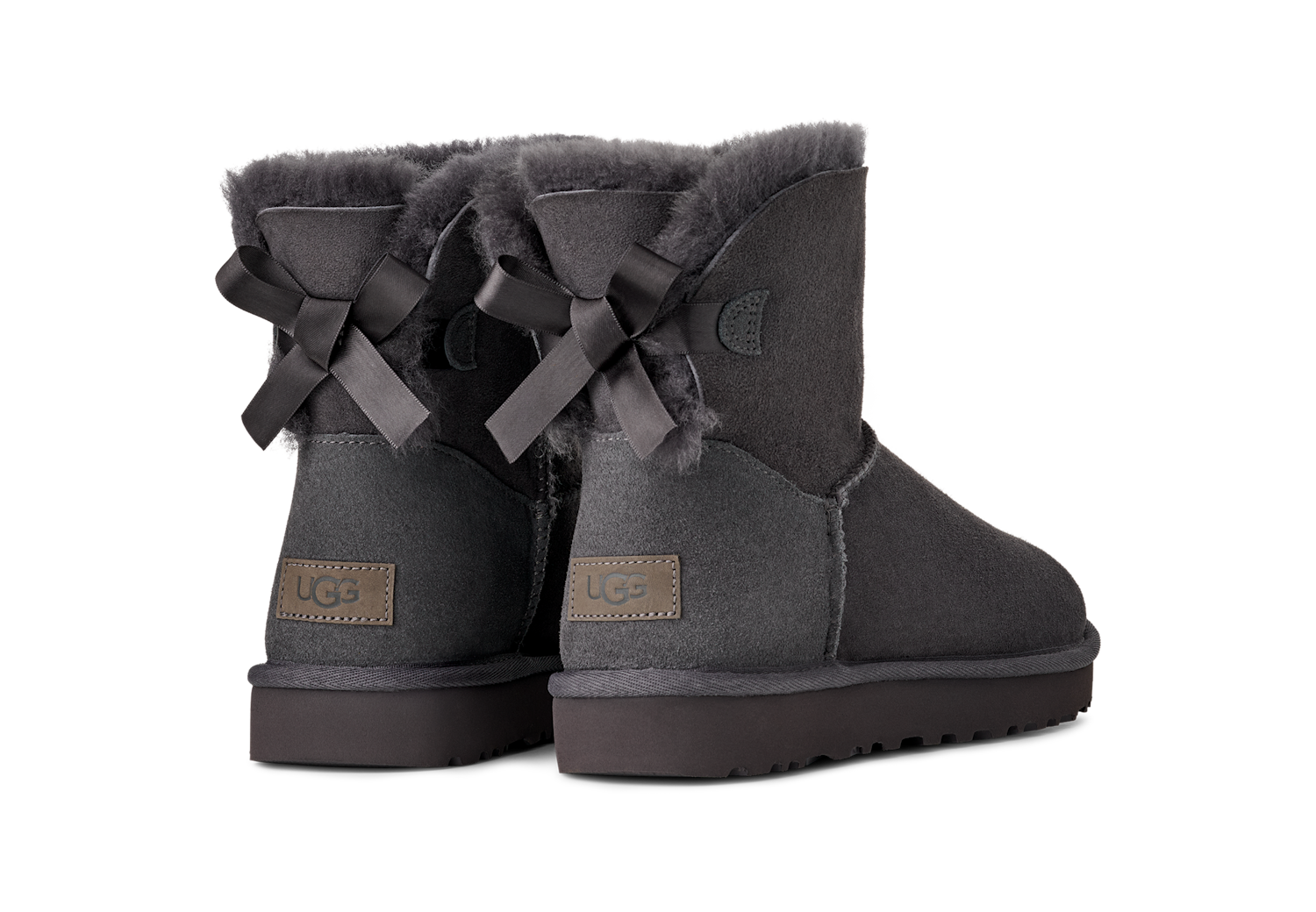 UGG Mini Bailey Bow II Obsidian, Obsidian (1016501-OBS)