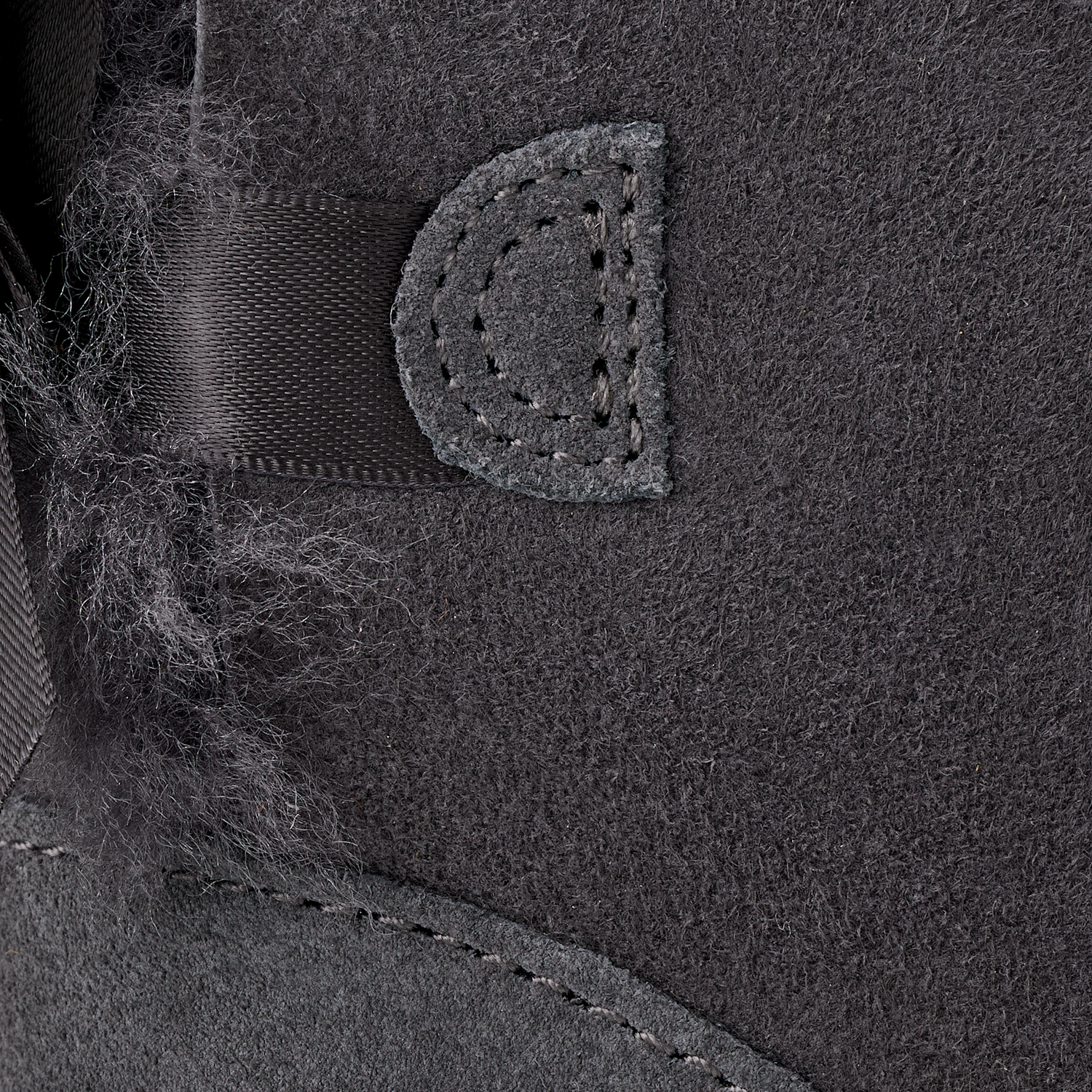 UGG Mini Bailey Bow II Obsidian, Obsidian (1016501-OBS)