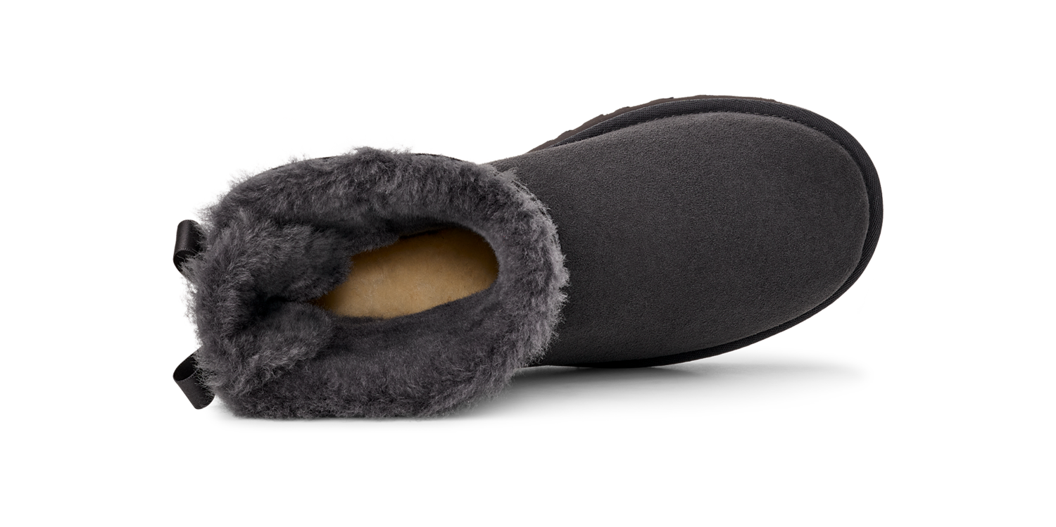 UGG Mini Bailey Bow II Obsidian, Obsidian (1016501-OBS)