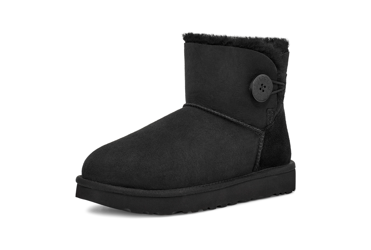 UGG Mini Bailey Button Boot Black