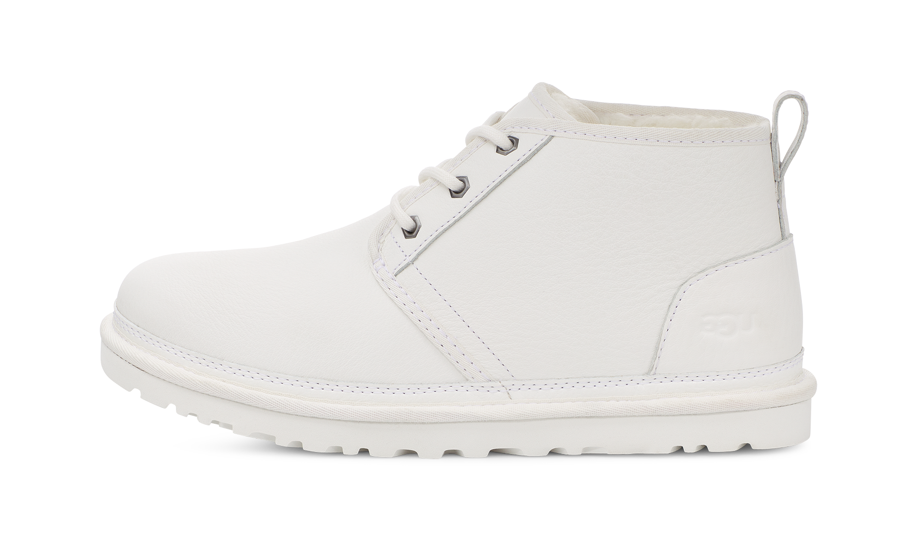 UGG Neumel Leather Boot White, White/White (1133777-WWH)