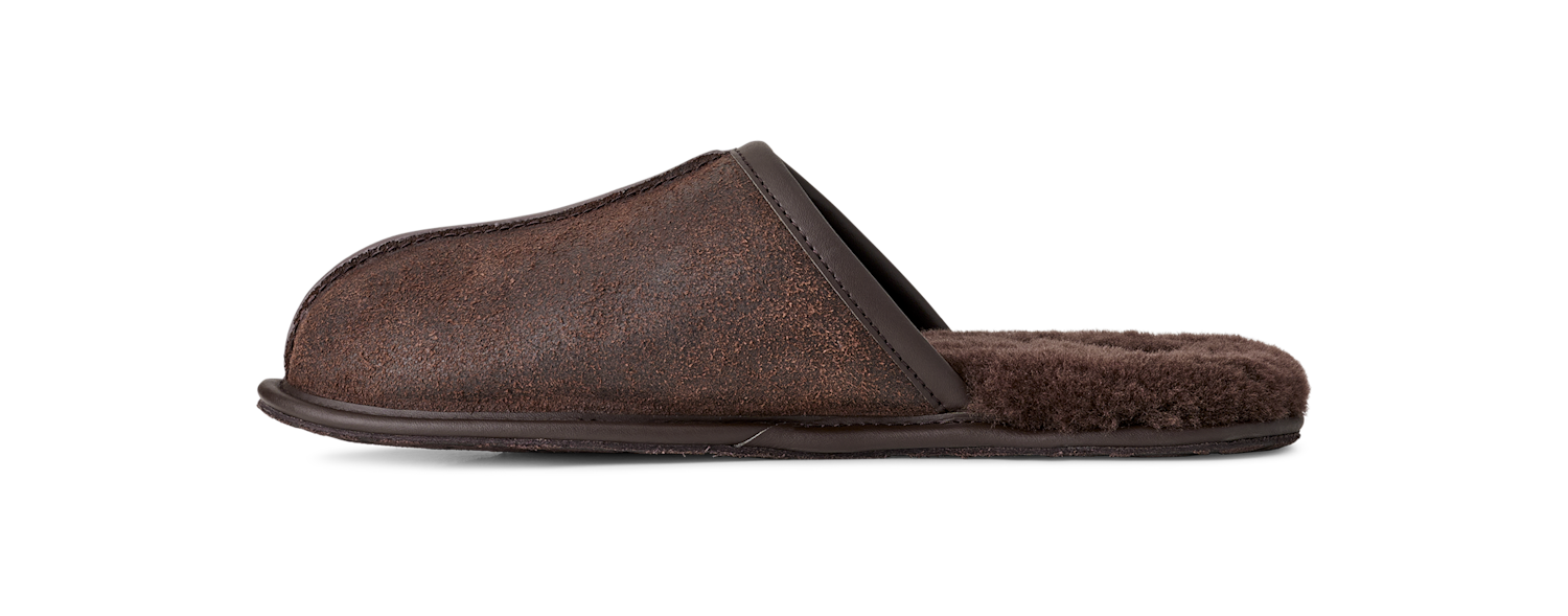 UGG Scuff Leather Distressed Slipper Dusted Cocoa, Dusted Cocoa (1171294-DDC)
