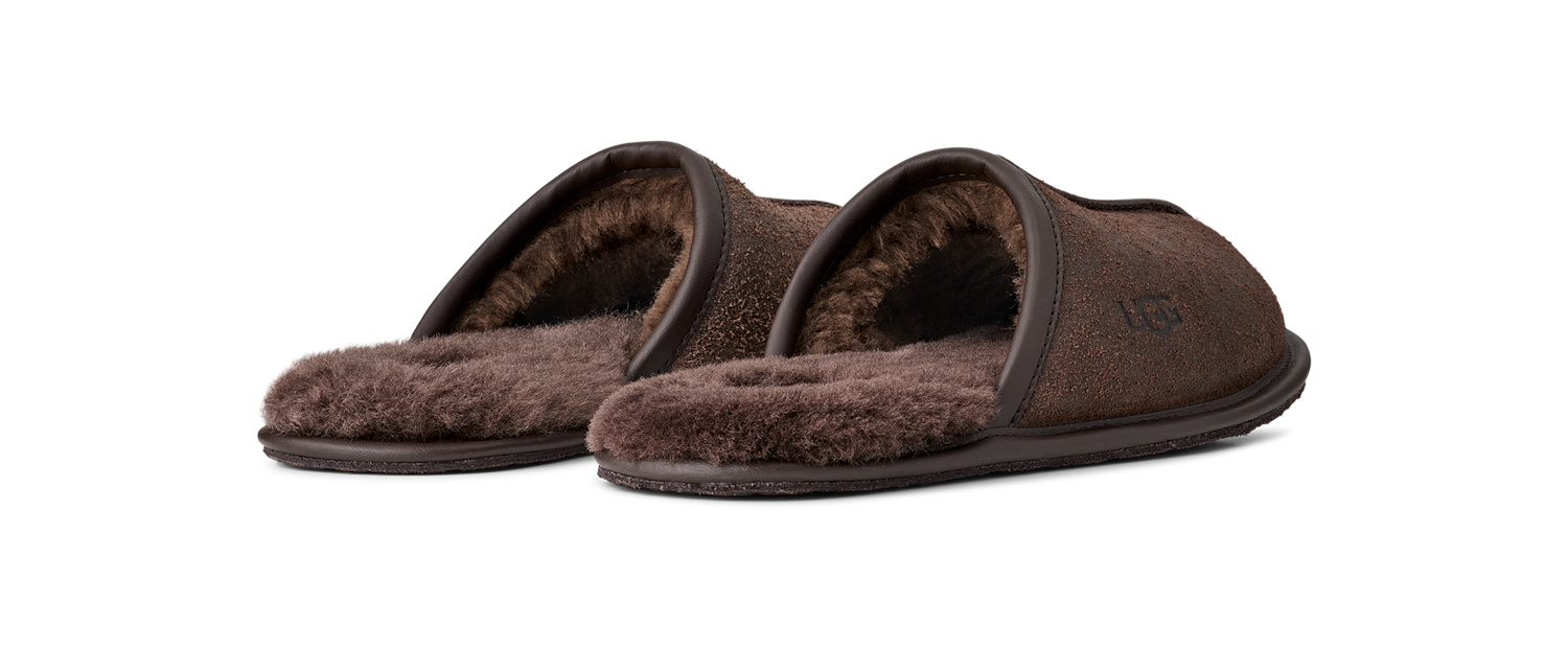 UGG Scuff Leather Distressed Slipper Dusted Cocoa, Dusted Cocoa (1171294-DDC)
