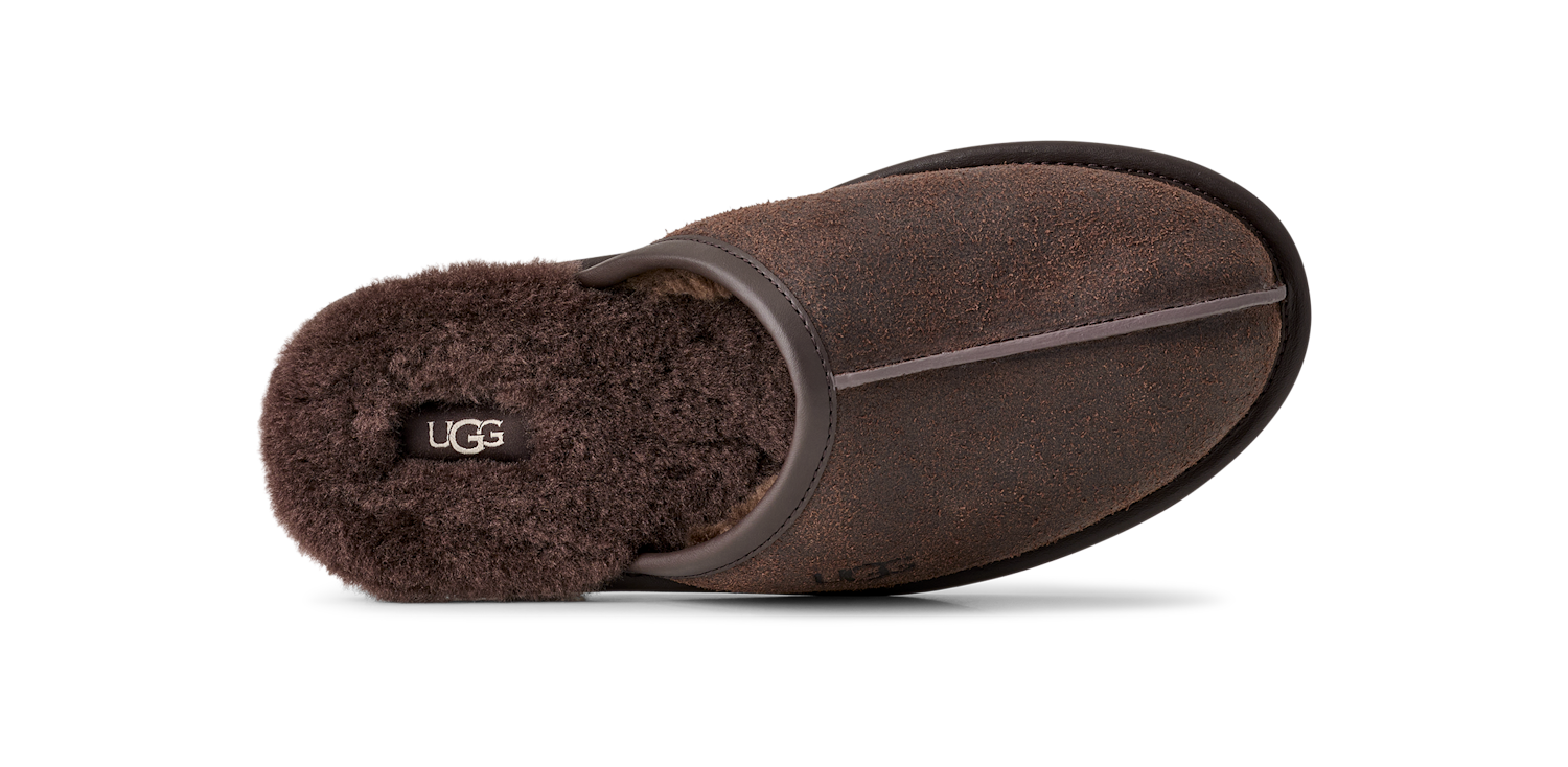 UGG Scuff Leather Distressed Slipper Dusted Cocoa, Dusted Cocoa (1171294-DDC)