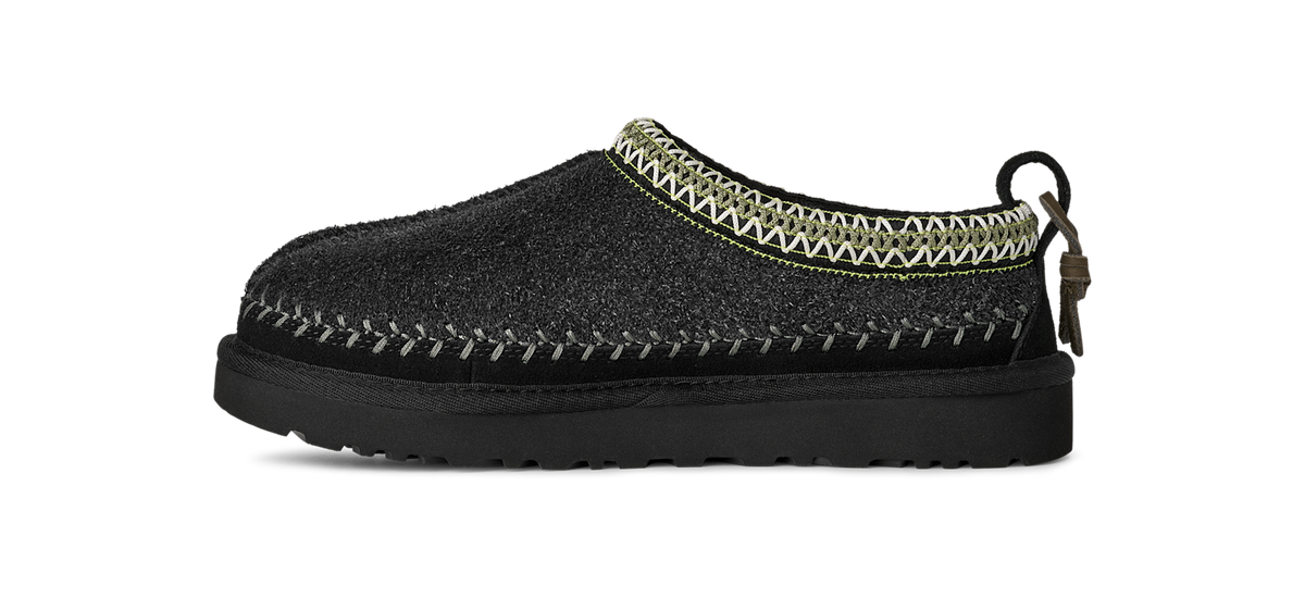 UGG Tasman Biarritz Slipper Black, Black (1171444-BLK)