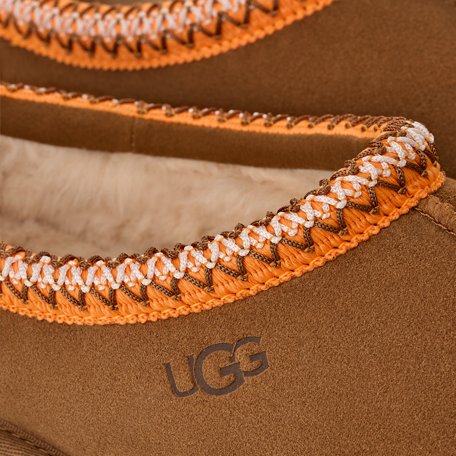 UGG Tasman Slipper Chestnut Bright Melon, Chestnut/Bright Melon (5950-CRGH)