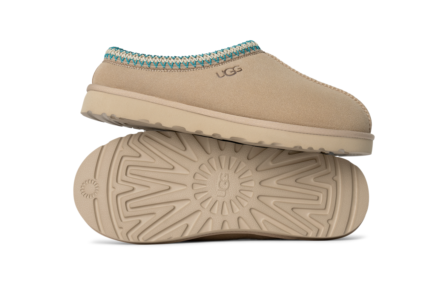UGG Tasman Slipper Driftwood White Pepper, Driftwood/White Pepper (5950-DRF)