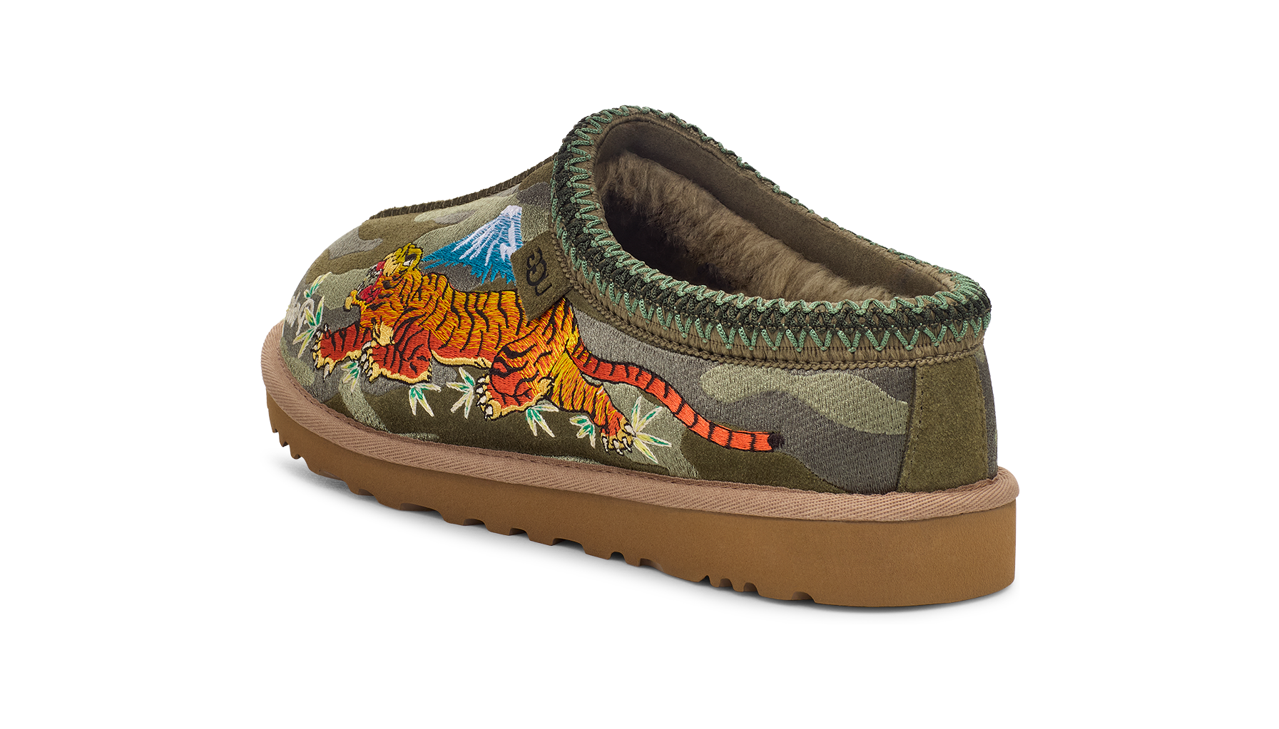 UGG Tasman Slipper Palace Burnt Olive Camo, Burnt Olive (1172070-GRNC)