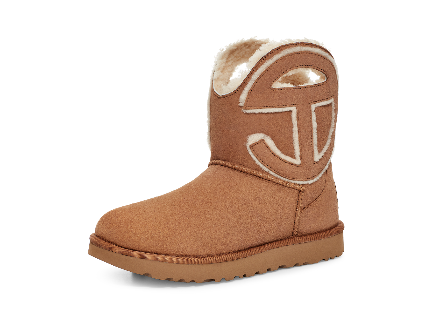 UGG x Telfar Logo Mini Chestnut, Chestnut (1122991-CHE)