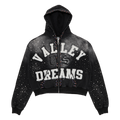 Vale Forever Classico Zip Up Hoodie Black