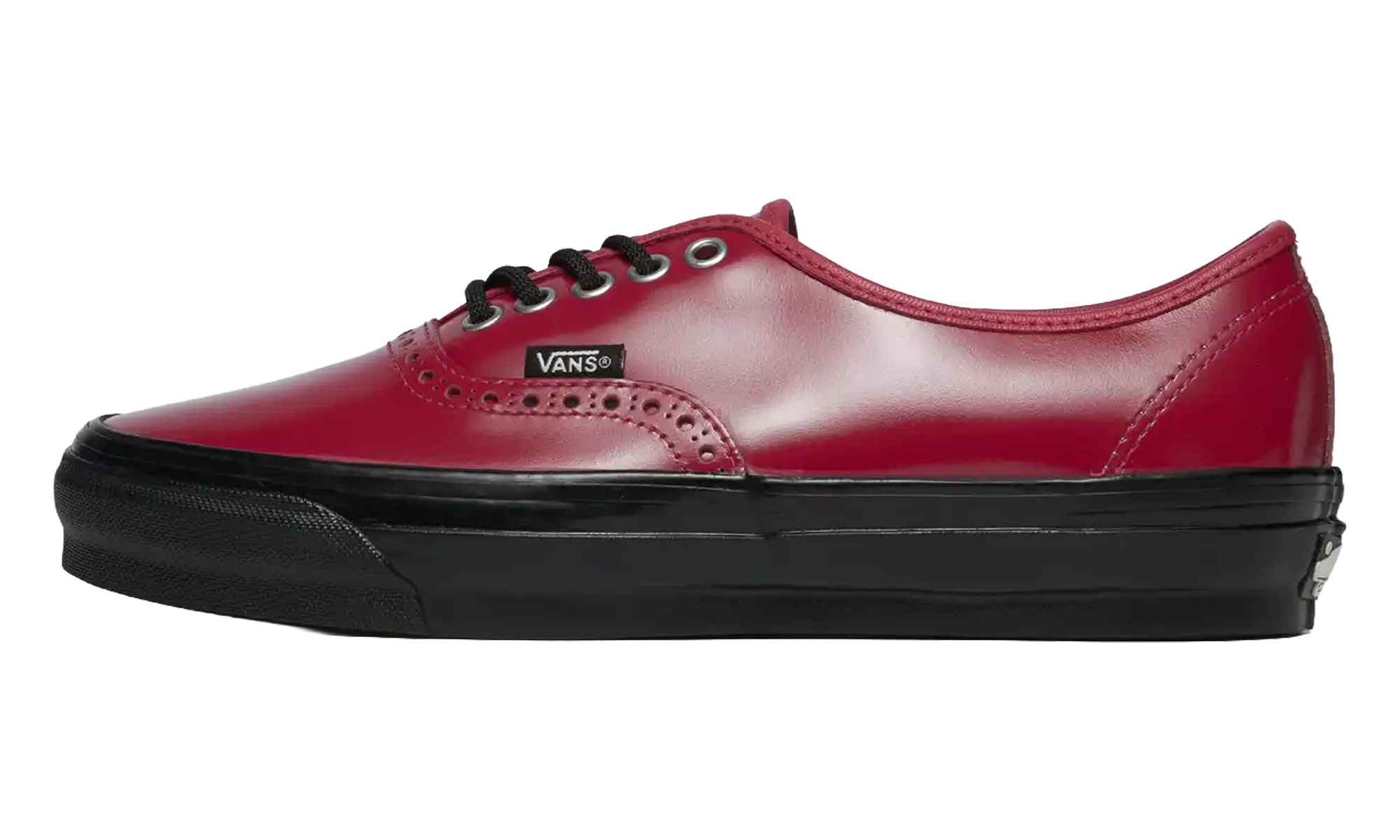 Vans OTW Authentic 44 Siped Vibram Gloss Leather Brogue Bordeaux