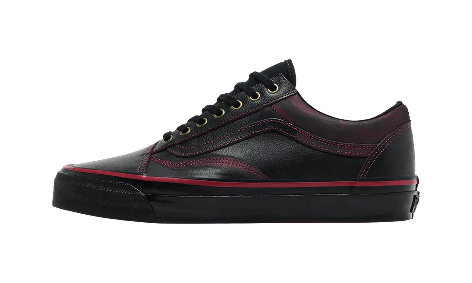 Vans Old Skool Premium Tania Cruz Dark Red Rub-Away