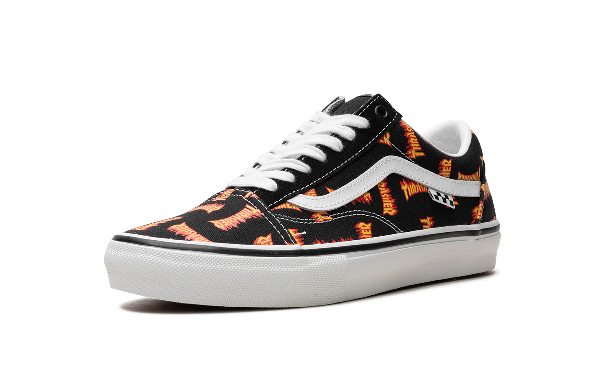 Vans Old Skool Thrasher All Over Flame Logo