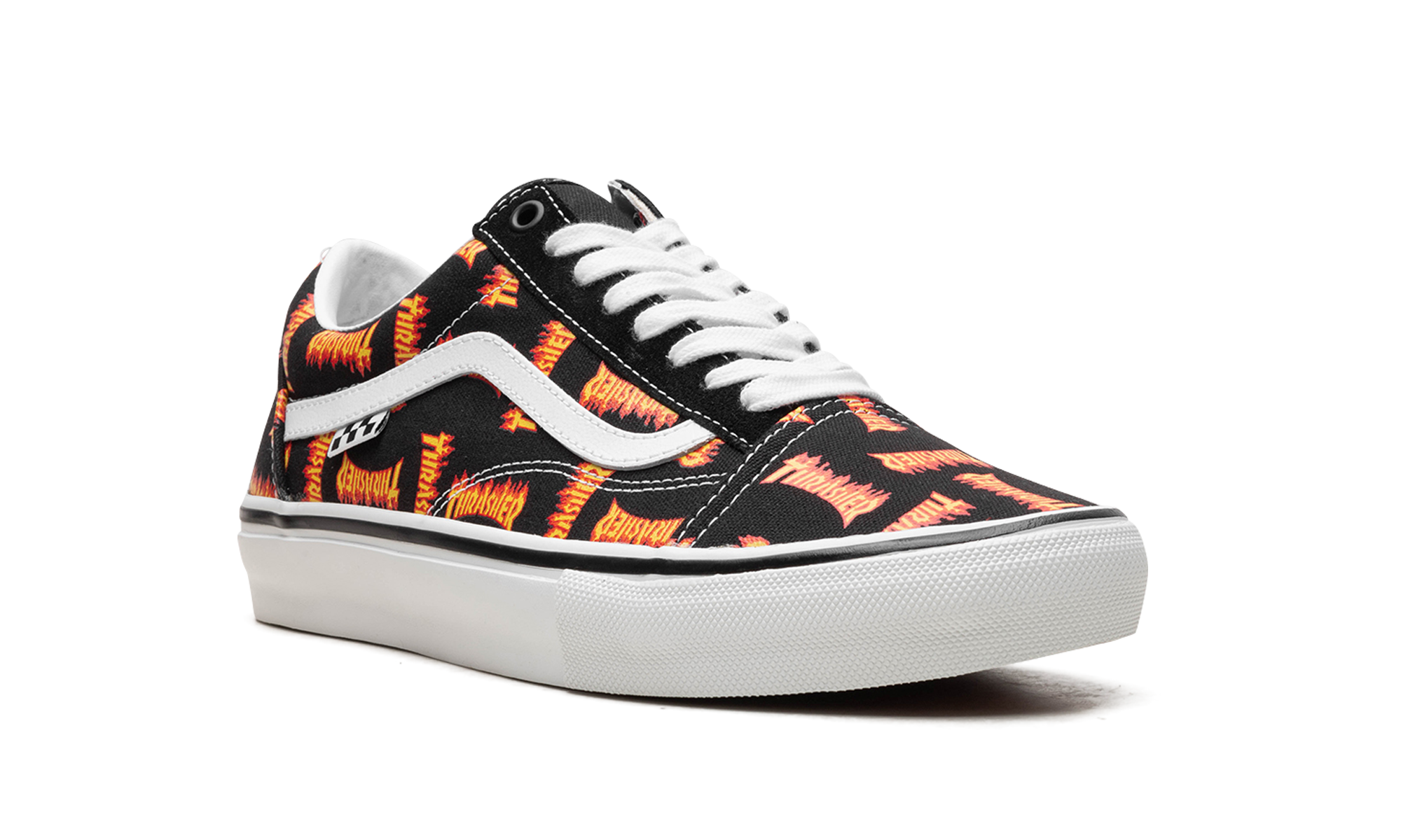 Vans Old Skool Thrasher All Over Flame Logo