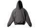 Yeezy Gap Logo Shrunken Hoodie Dark Grey