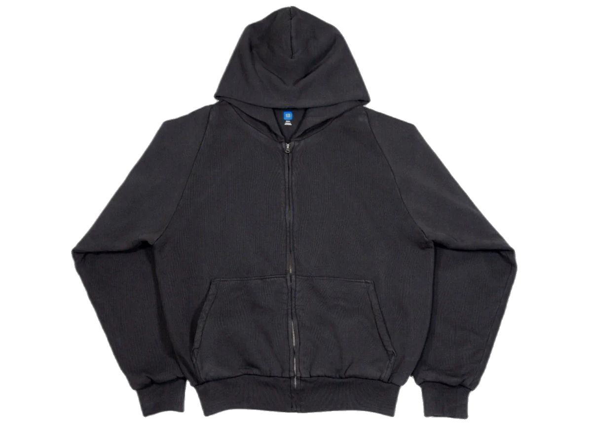 Yeezy x Gap Unreleased Zip Sweatshirt Hoodie Black